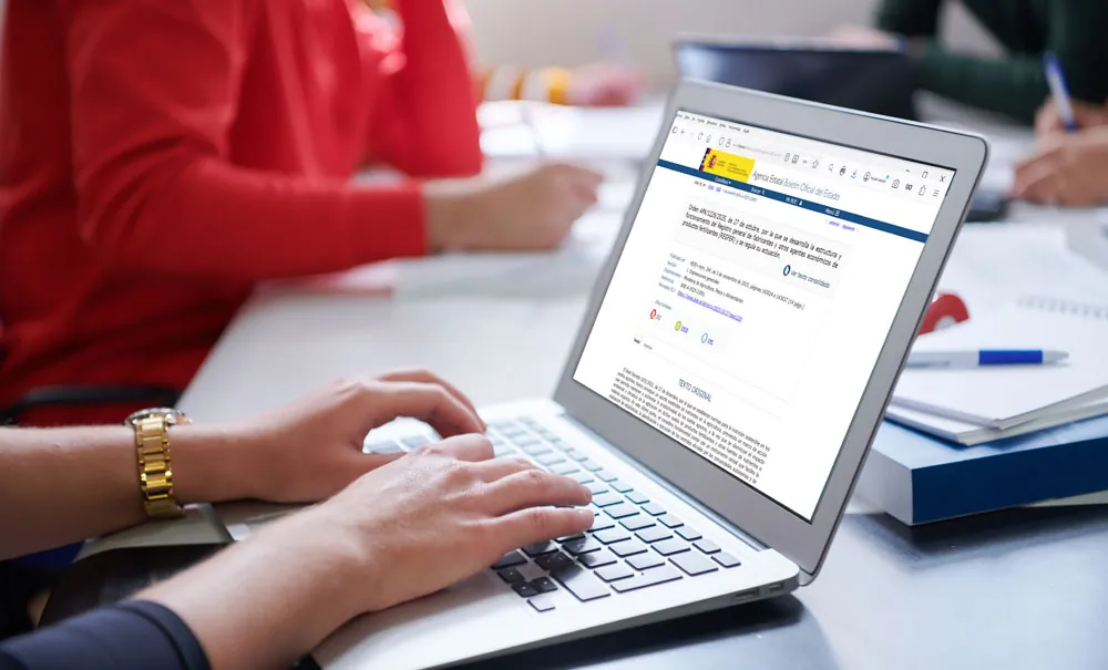 Consultando la normativa del BOE