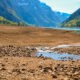 Efectos de la sequía en reservas de agua