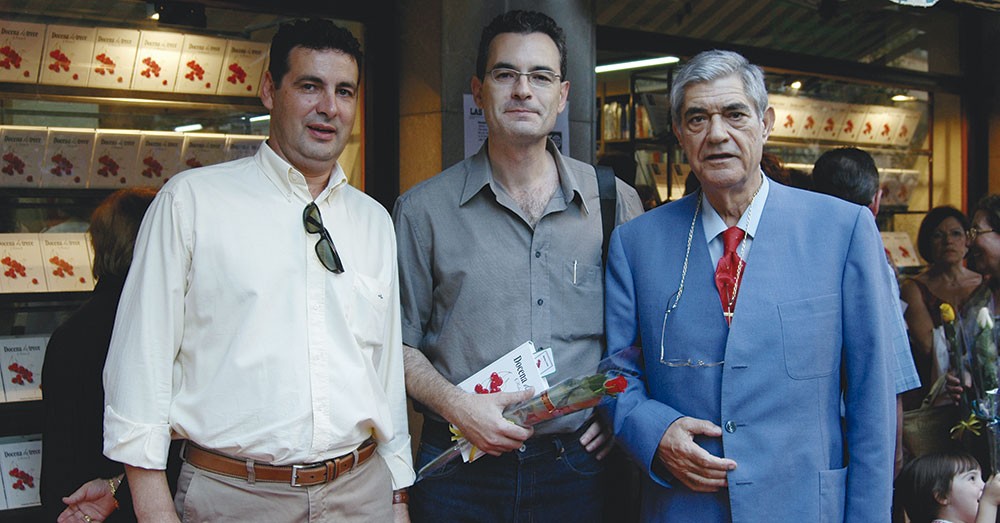 Francisco Artal, junto a Aleberto Morera y Gregorio Murillo