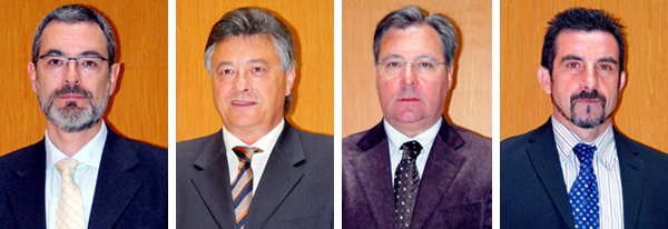 Alberto Morera, Manuel Salguero, Ricardo Villuendas y Néstor Contell Alberto Morera, Manuel Salguero, Ricardo Villuendas y Néstor Contell