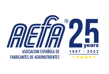 Logotipo 25 aniversario de AEFA