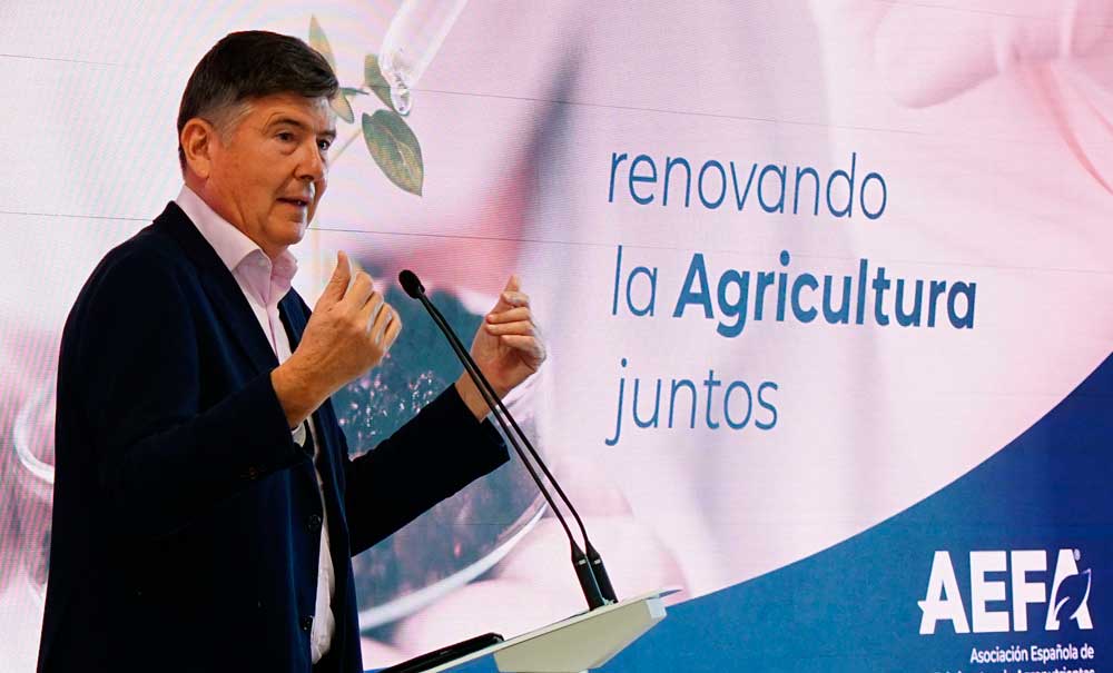 Manuel Pimentel en la asamblea de AEFA