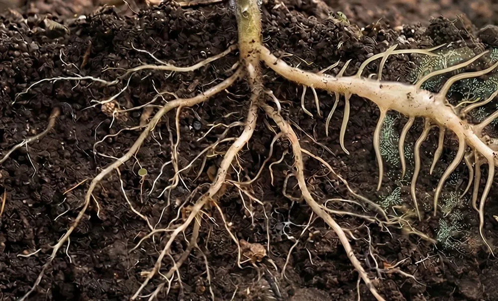 Partes de la rizosfera