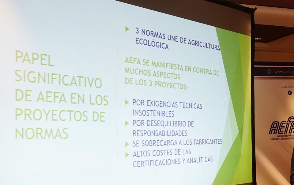 Actualización de normativas de fertilizantes vs AEFA