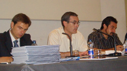 Gonzalo Pérez, Alberto Morera y Néstor Coltell